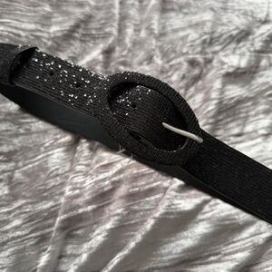 Next Black Glitter Women's Belt